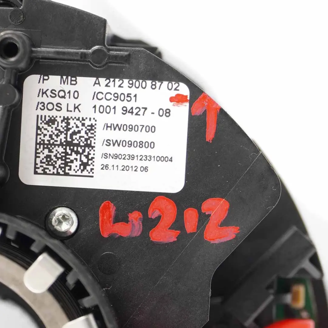  Steering Slip Mercedes-Benz W212 Wheel Ring Airbag Switch Indicator - SKU A2129008702-1 - Part number A2129008702
