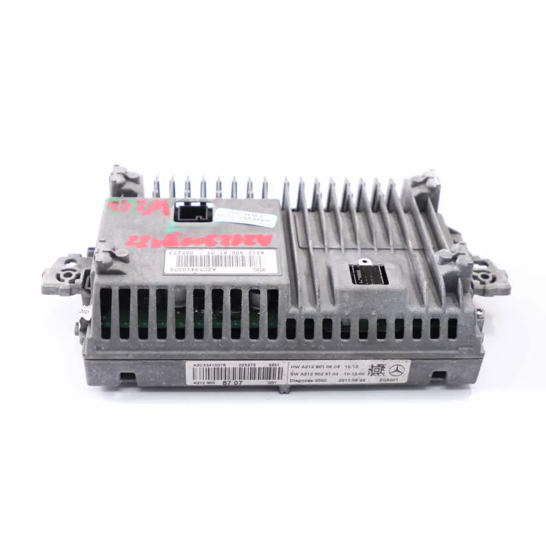 Mercedes W212 Display Screen Multifunction Dashboard Control Unit - SKU A2129008707 - Part number A2129008707