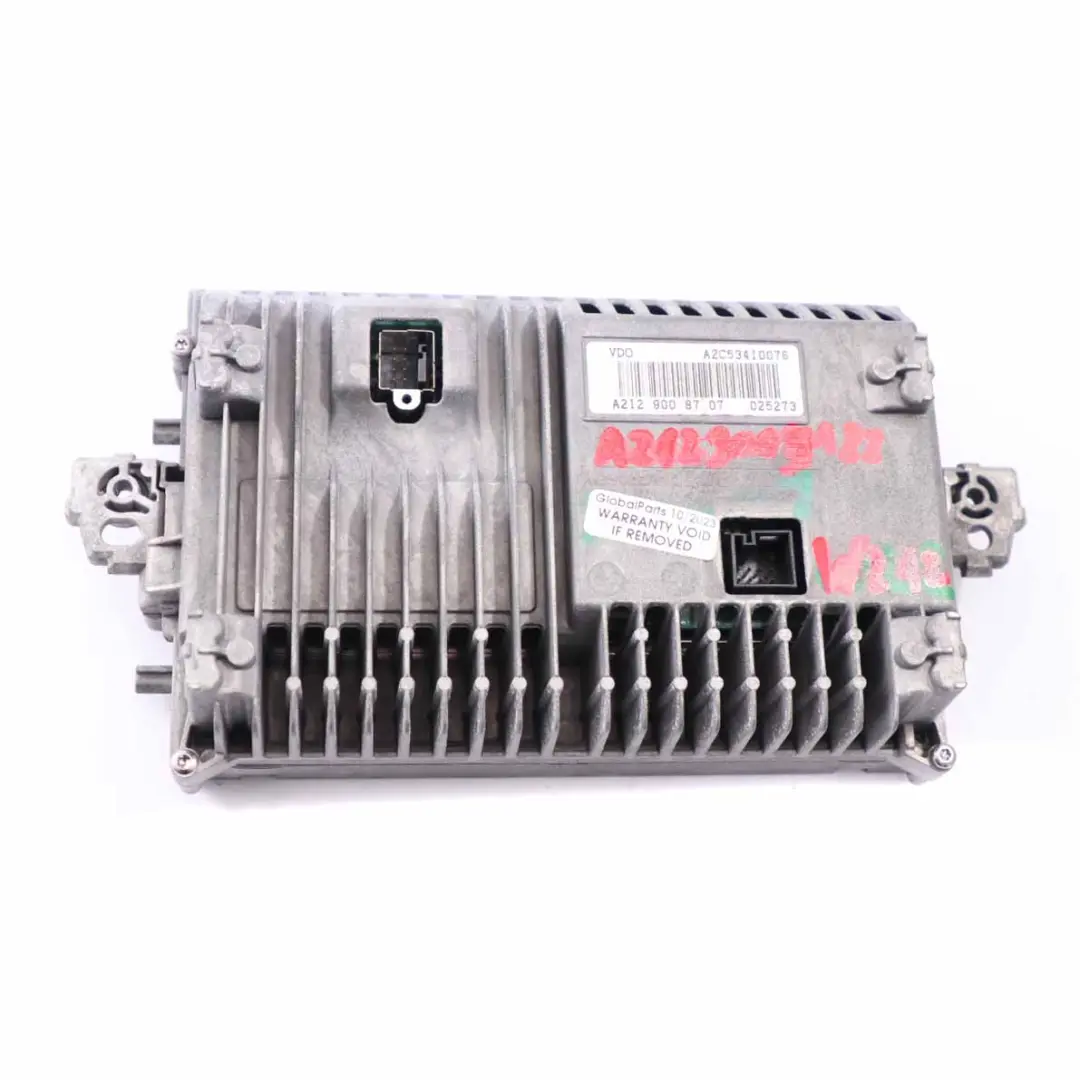 Display Screen Multifunction Dashboard Control Unit to Mercedes W212 with Part number A2129008707 Mercedes W212 Display Screen Multifunction Dashboard Control Unit - SKU A2129008707 - Part number A2129008707