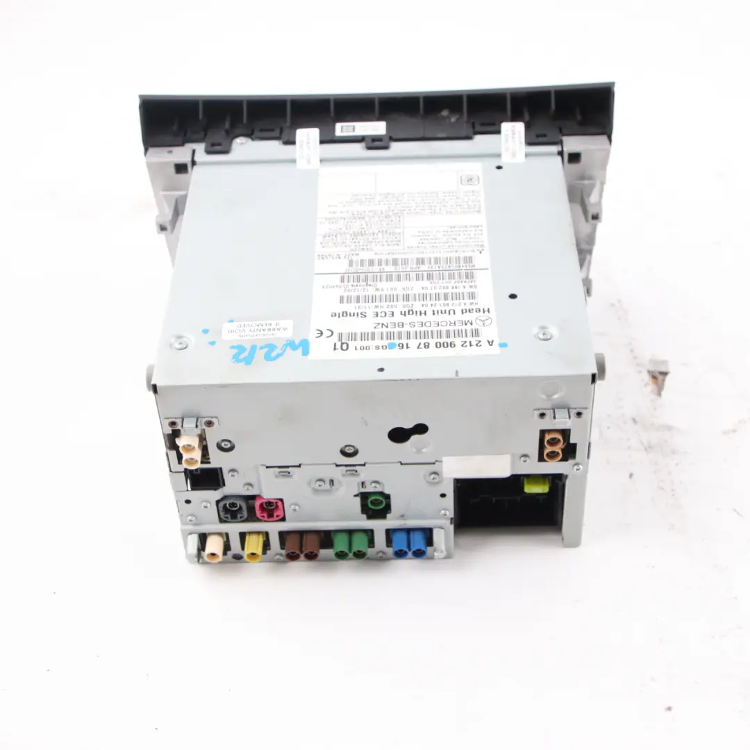 Radio Head Unit Mercedes W212 COMAND Navi CD DVD Player Navigation to with Part number A2129008716 Radio Head Unit Mercedes W212 COMAND Navi CD DVD Player Navigation - SKU A2129008716 - Part number A2129008716