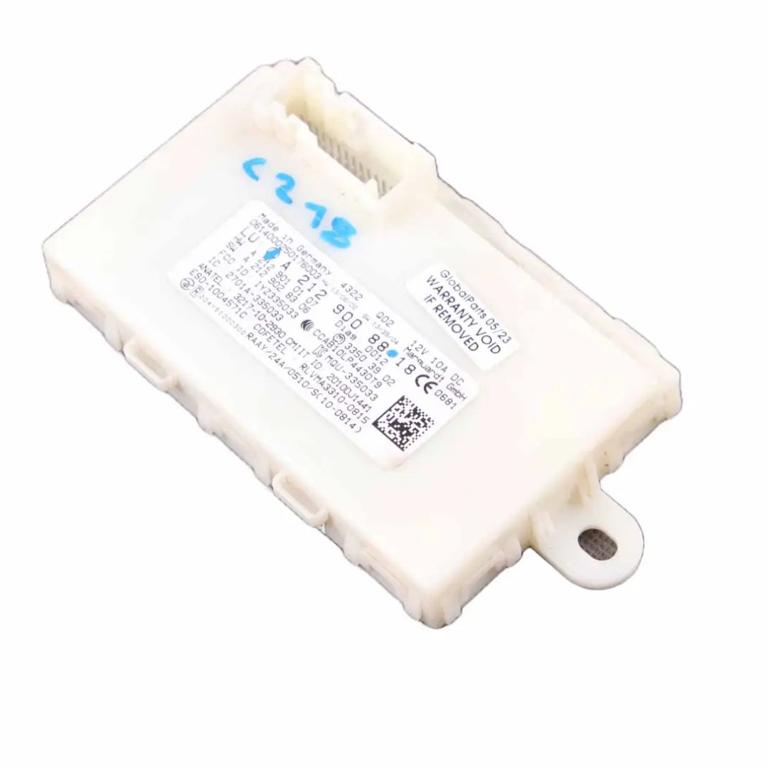 Keyless Go Module Mercedes W207 W212 W218 ECU Contrôleur de serrure de porte pour à propos du numéro de pièce A2129008818 Keyless Go Module Mercedes W207 W212 W218 ECU Contrôleur de serrure de porte - SKU A2129008818 - Numéro de pièce A2129008818