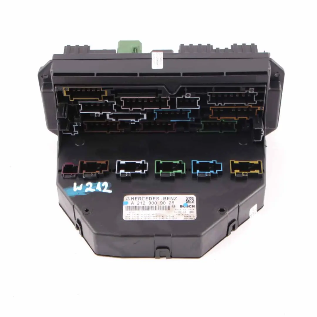 Caja Fusibles Delantera Relé Unidad Control Módulo SAM para Mercedes W212 con número de pieza A2129009025 Mercedes W212 Caja Fusibles Delantera Relé Unidad Control Módulo SAM - SKU A2129009025 - Número de pieza A2129009025