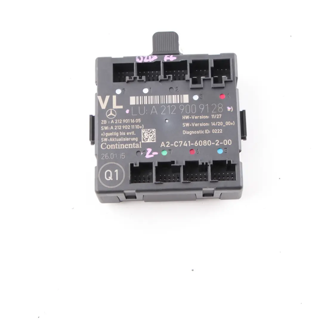 Módulo puerta Mercedes W207 W212 CLS W218 Unidad control delantera para con número de pieza A2129009128 Módulo puerta Mercedes W207 W212 CLS W218 Unidad control delantera - SKU A2129009128 - Número de pieza A2129009128