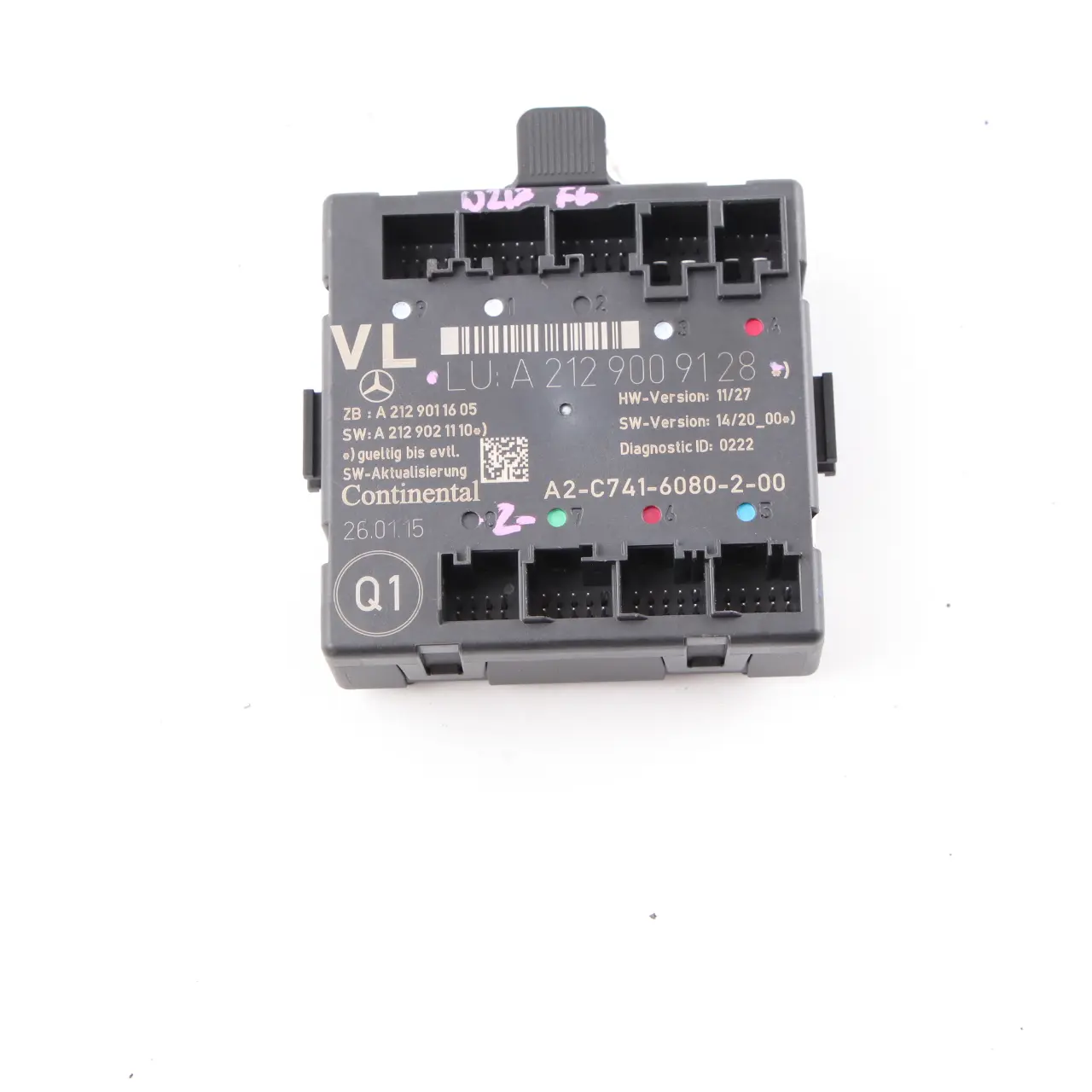 Módulo puerta Mercedes W207 W212 CLS W218 Unidad control delantera A2129009128