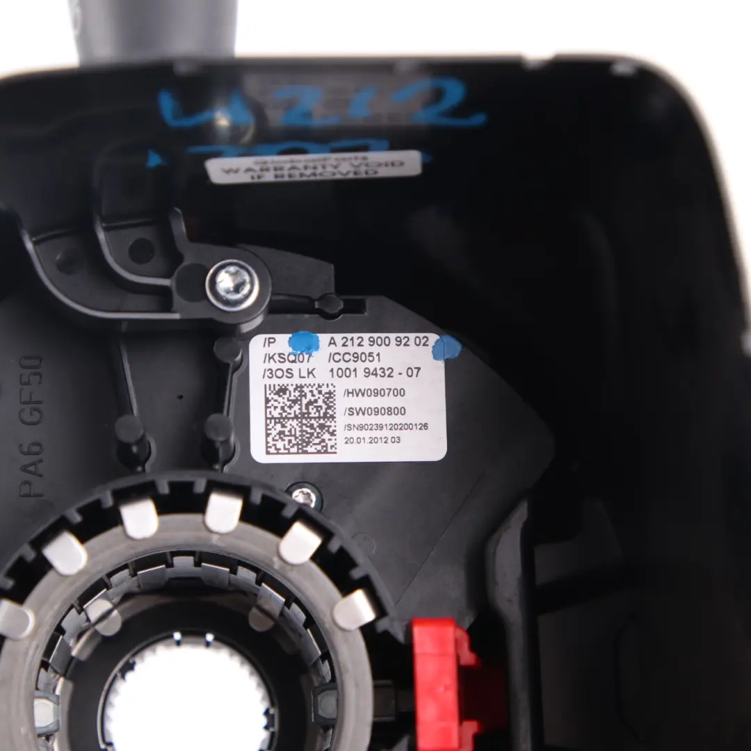 Switch Cluster Steering Column Wiper Stalk Slip Unit to Mercedes S212 with Part number A2129009202 Mercedes S212 Switch Cluster Steering Column Wiper Stalk Slip Unit - SKU A2129009202 - Part number A2129009202