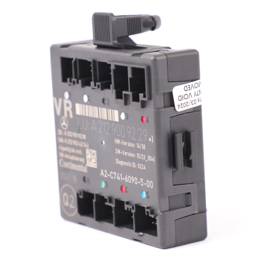 Mercedes-Benz R172 Modulo porta Unità di controllo anteriore destra A2128203785 per con numero di parte A2129009229 Mercedes-Benz R172 Modulo porta Unità di controllo anteriore destra A2128203785 - SKU A2129009229 - Numero di parte A2129009229