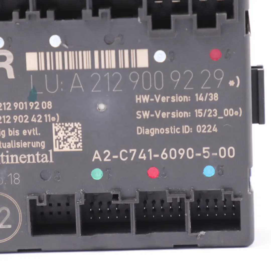  Mercedes-Benz R172 Módulo puerta Mercedes Unidad control delantera derecha - SKU A2129009229 - Número de pieza A2129009229