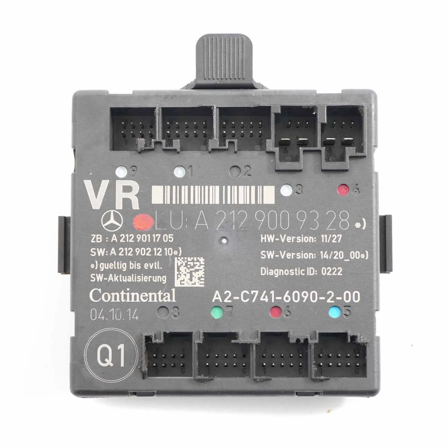 Modulo Porta Mercedes W204 W212 Unita Controllo Anteriore Destra A2129009328