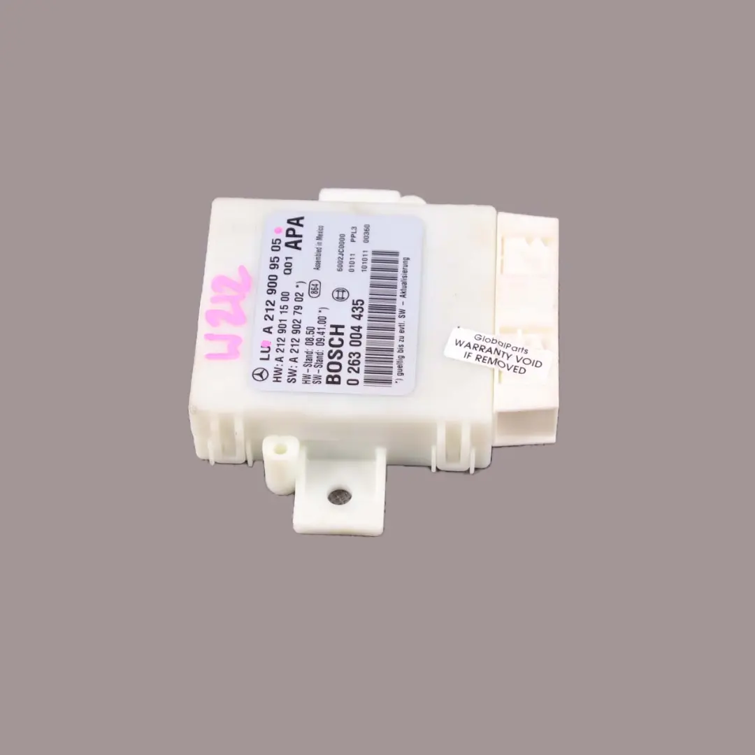 Mercedes W212 PDC Parking Distance Control Unit Module Sensor - SKU A2129002813 - Part number A2129009505