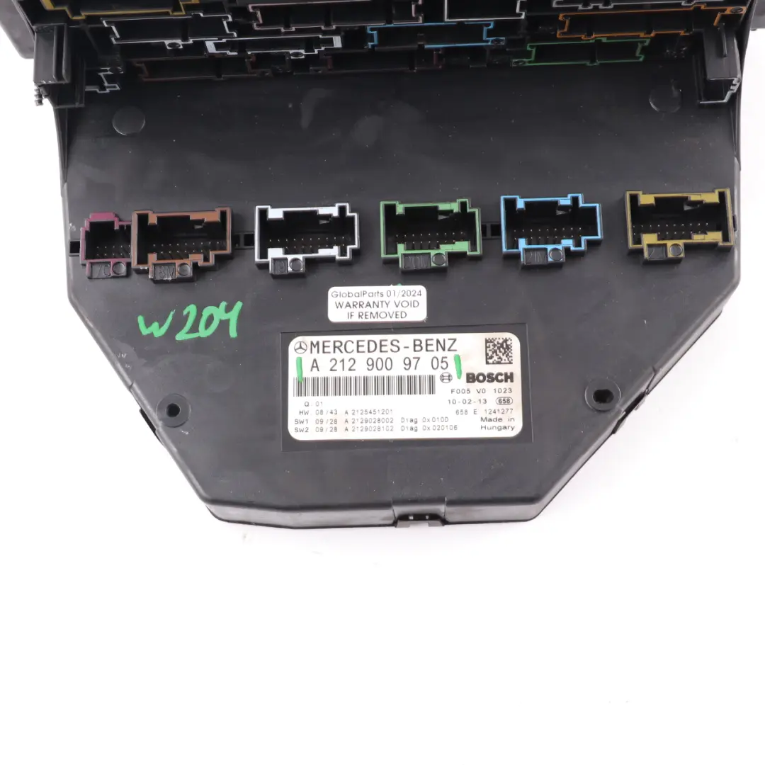  Fuse Box Mercedes W204 W212 Relay Control Unit Electric SAM Module - SKU A2129009705 - Part number A2129009705