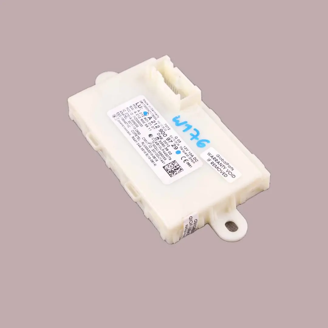  Keyless Module Mercedes W176 W207 W212 ECU Door Lock Control Unit - SKU A2129009729 - Part number A2129009729