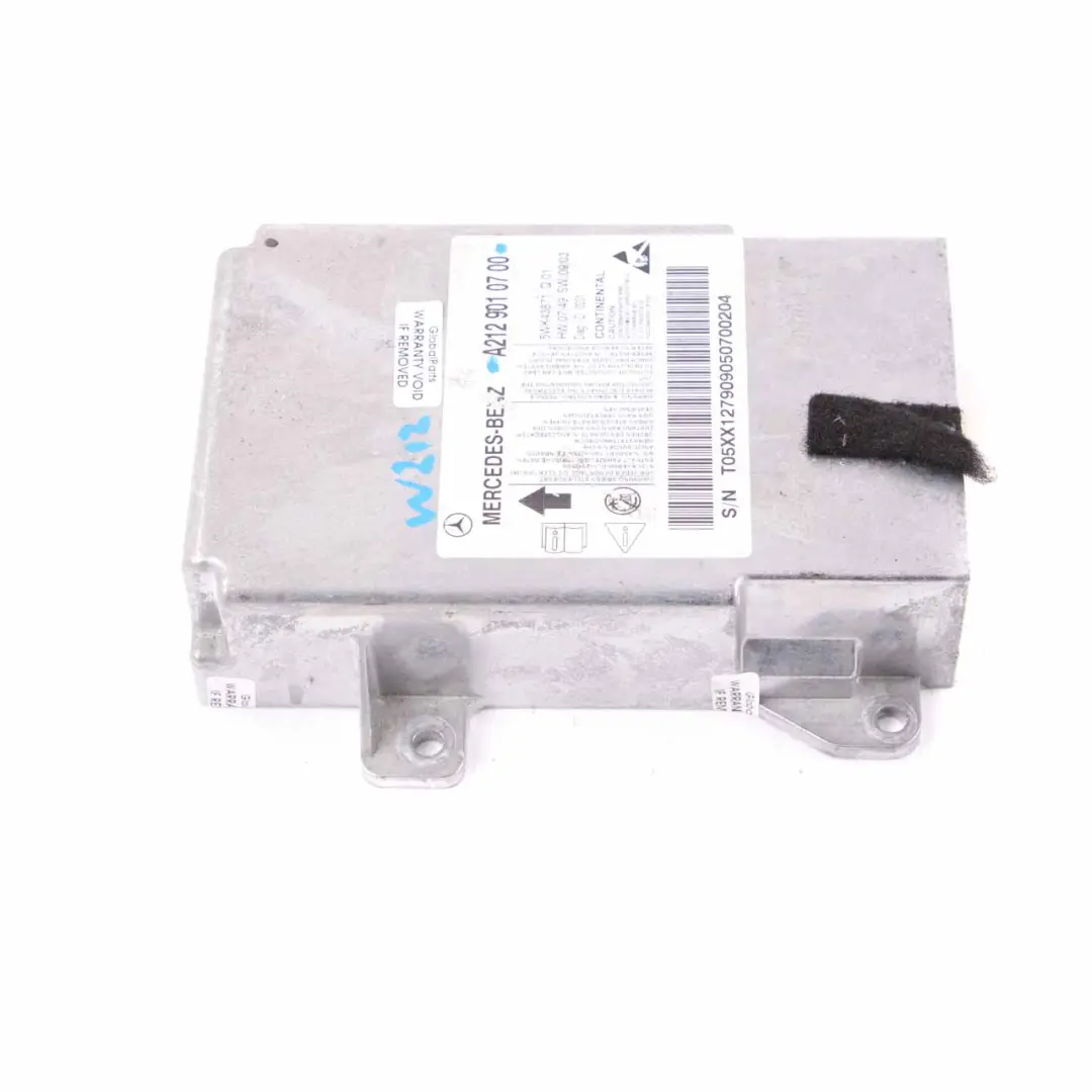ECU Unité de contrôle Module capteur Airbag pour Mercedes W212 à propos du numéro de pièce A2129010700 Mercedes W212 ECU Unité de contrôle Module capteur Airbag - SKU A2129010700 - Numéro de pièce A2129010700
