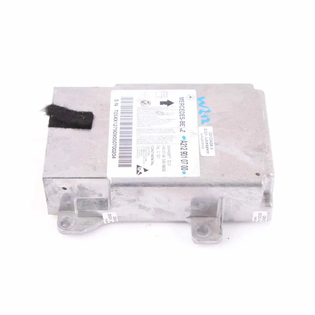 ECU Unité de contrôle Module capteur Airbag pour Mercedes W212 à propos du numéro de pièce A2129010700 Mercedes W212 ECU Unité de contrôle Module capteur Airbag - SKU A2129010700 - Numéro de pièce A2129010700