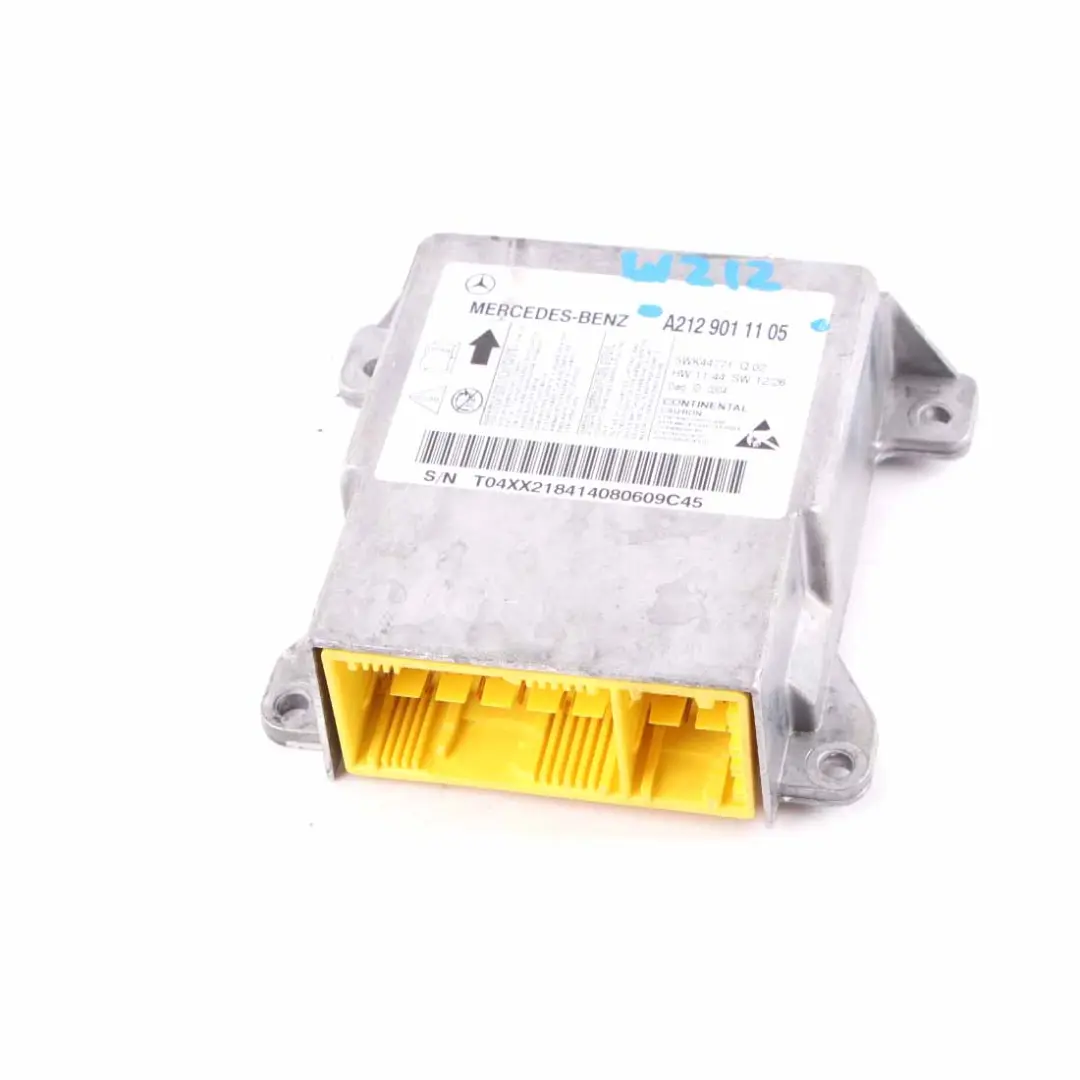 Mercedes W212 Air Bag Control Unit ECU AirBag Sensor Module A2129011105 - SKU A2129018508 - Part number A2129018508