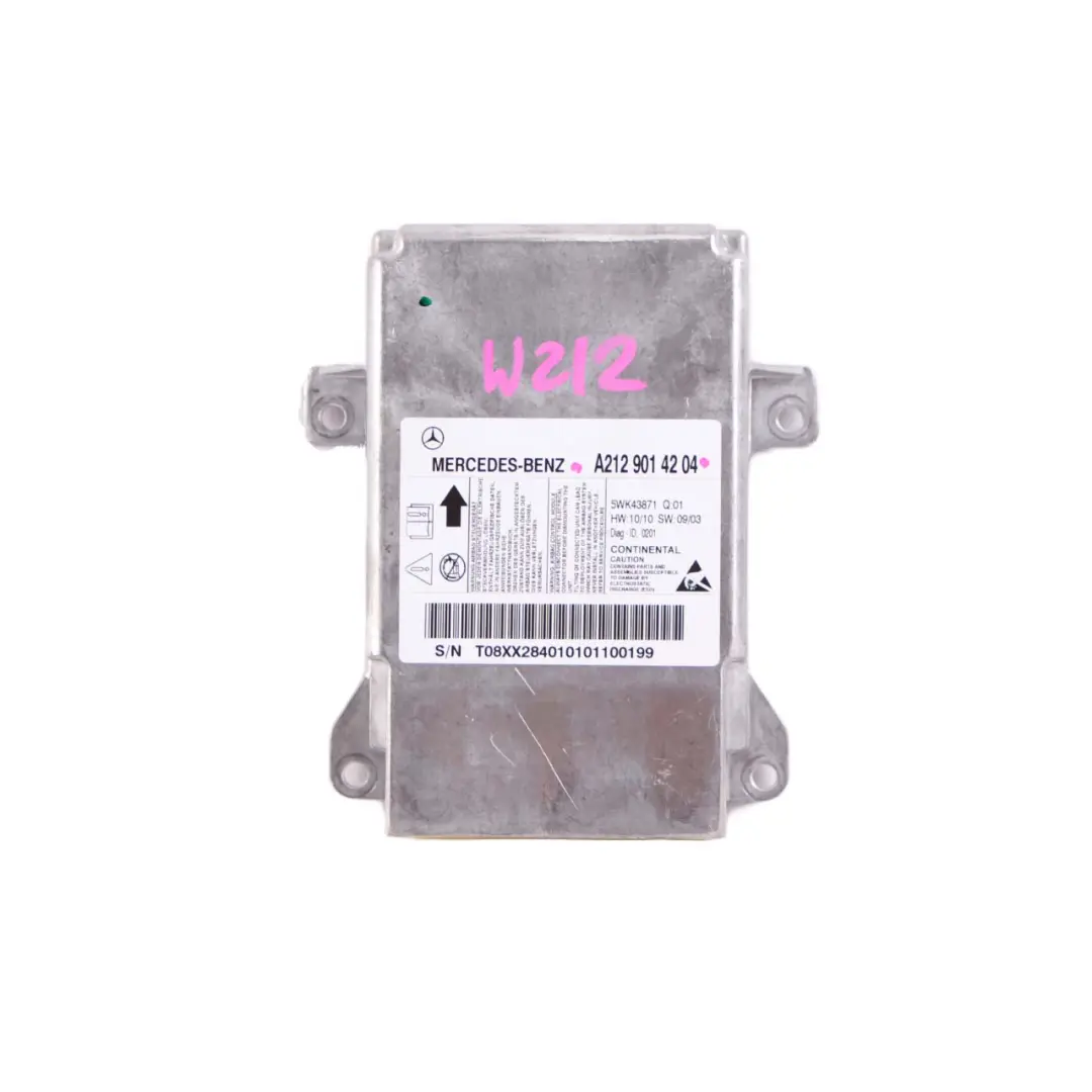 Mercedes-Benz W212 ECU Unite de Controle Module Capteur Airbag pour à propos du numéro de pièce A2129014204 Mercedes-Benz W212 ECU Unite de Controle Module Capteur Airbag - SKU A2129014204 - Numéro de pièce A2129014204