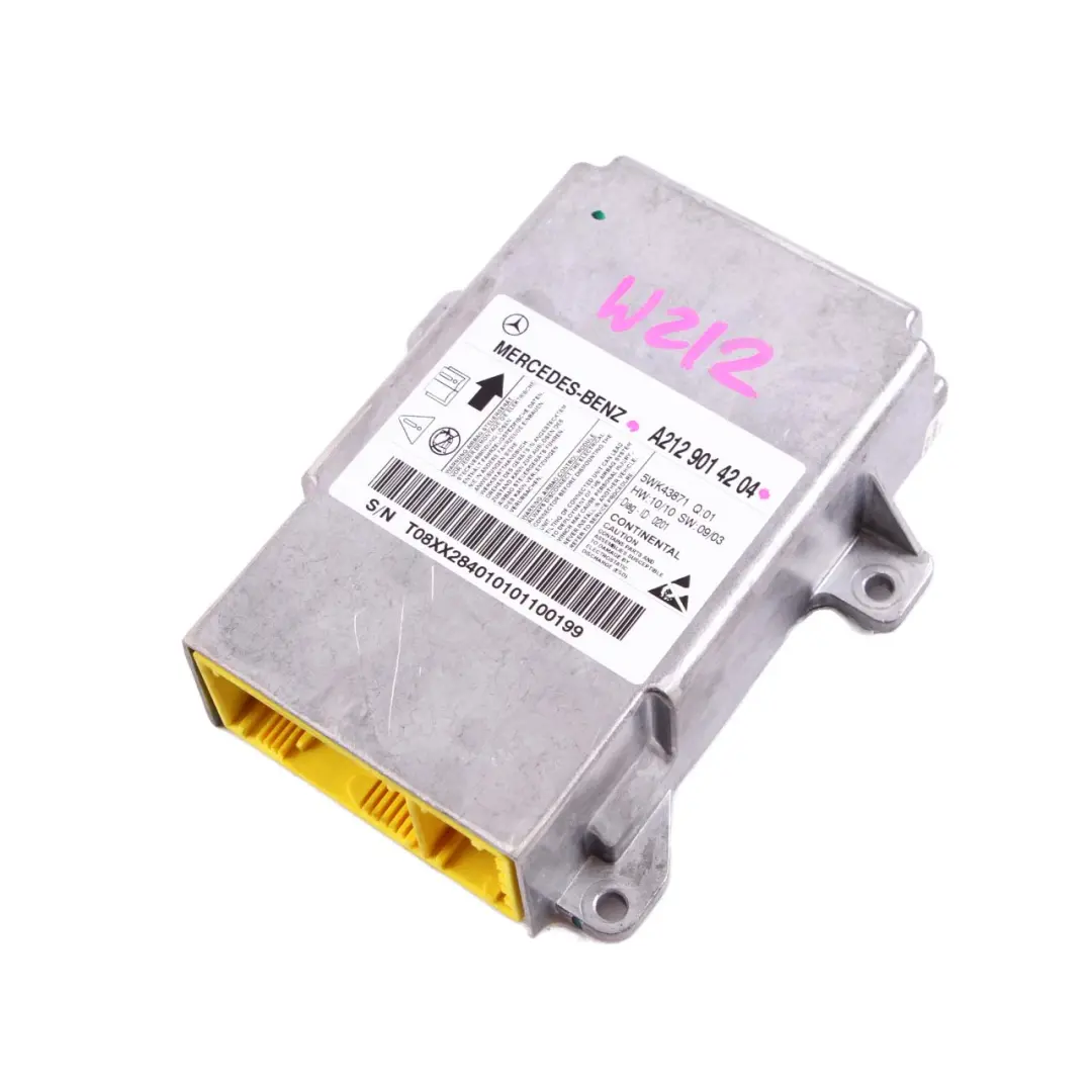  Mercedes-Benz W212 ECU Control Unit Sensor Module Airbag - SKU A2129014204 - Part number A2129014204