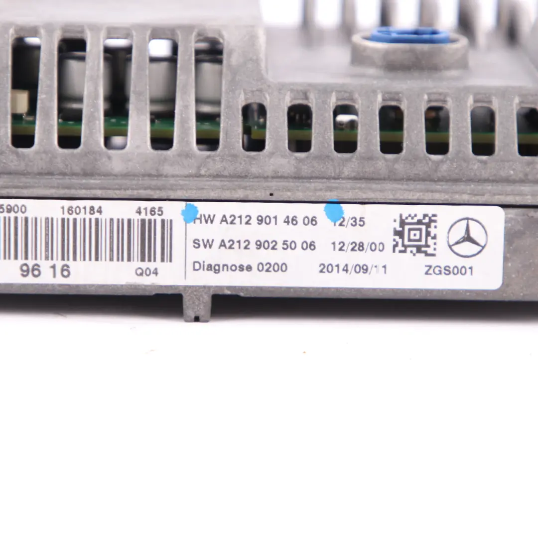 Mercedes W212 Ecran D'Affichage Information Navigation Tableau Bord - SKU A2129014606 - Numéro de pièce A2129014606