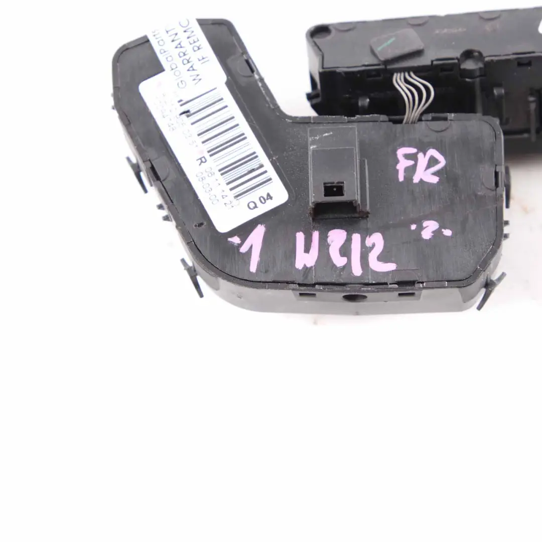 Switch Mercedes W212 CLS W218 Regulation Door Front Right O/S to Seat with Part number A2129050351 Seat Switch Mercedes W212 CLS W218 Regulation Door Front Right O/S - SKU A2129050351-1 - Part number A2129050351