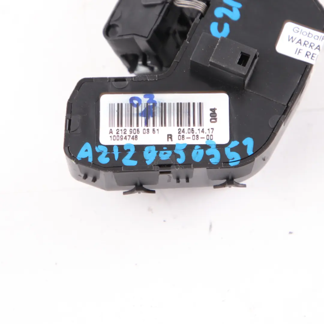 Seat Switch Mercedes W212 CLS W218 Regulation Door Front Right O/S - SKU A2129050351 - Part number A2129050351