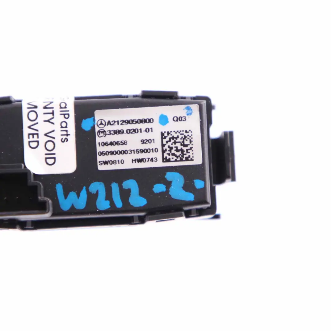  ESM Switch Mercedes W207 W212 Drive Transmisión Modo Select Button - SKU A2129050800 - Número de pieza A2129050800