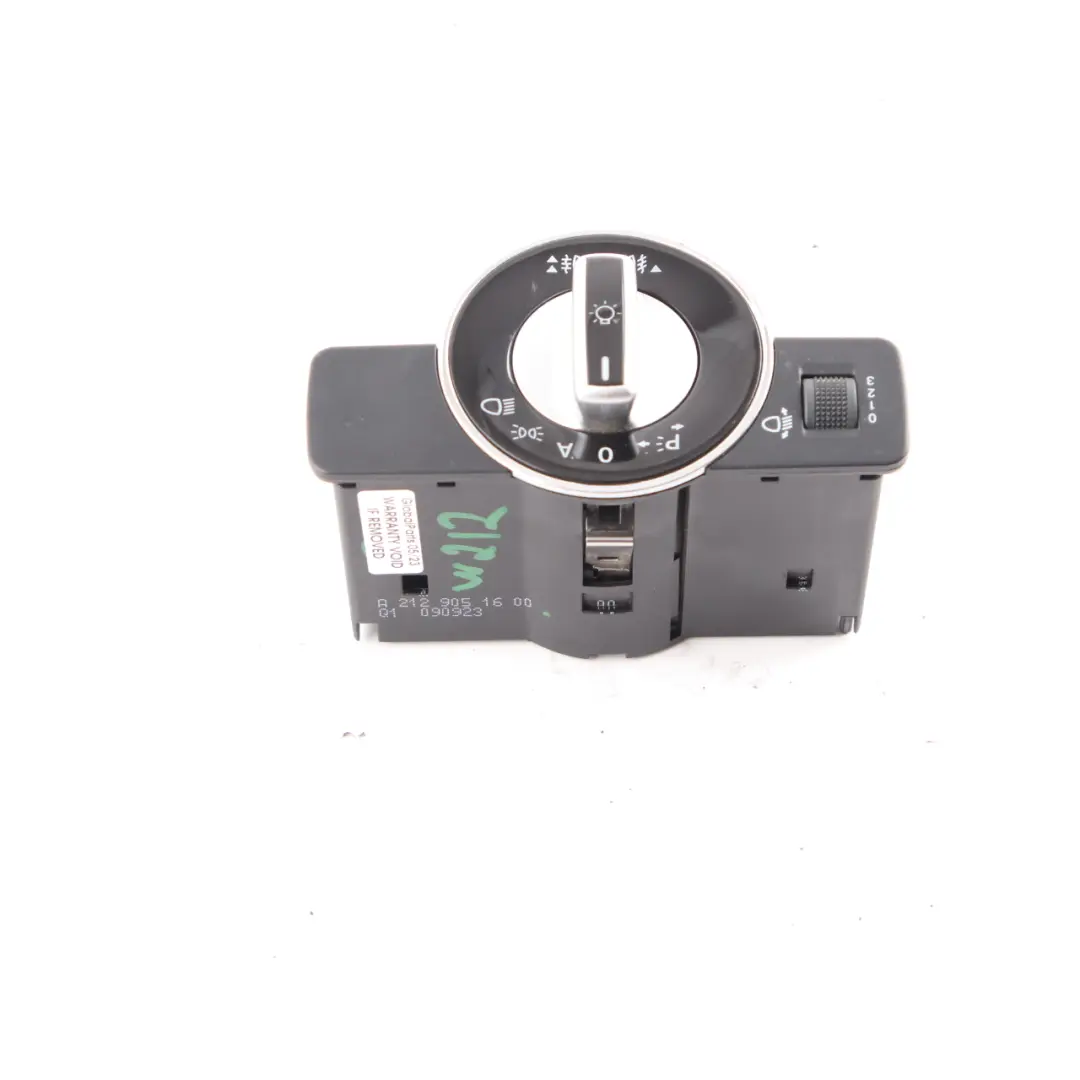 Mercedes W212 Headlight Switch Unit Control Switch Panel Button - SKU A2129051600 - Part number A2129051600