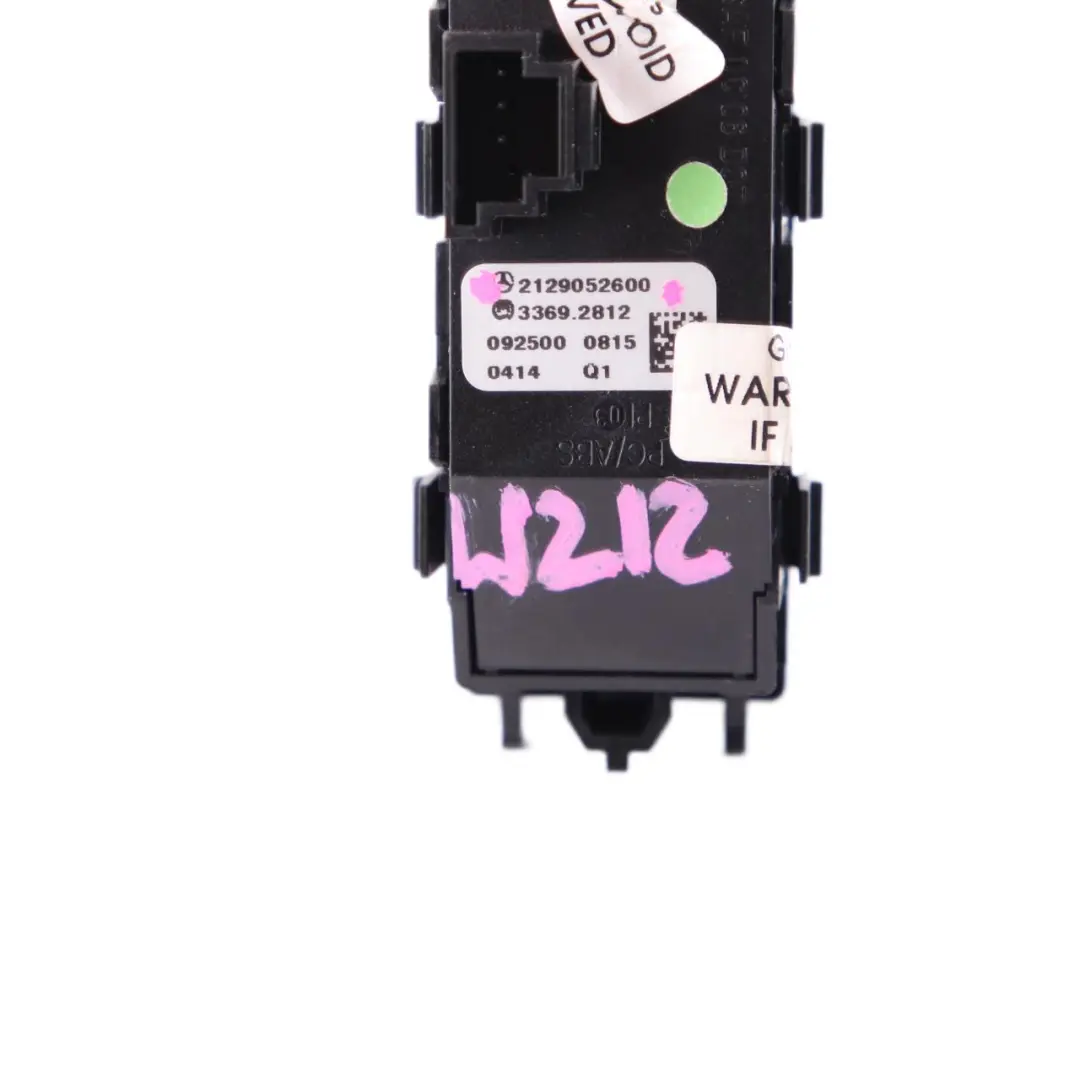  Interrupteur de feux de detresse Mercedes W212 Unite Bouton Tableau - SKU A2129052600 - Numéro de pièce A2129052600