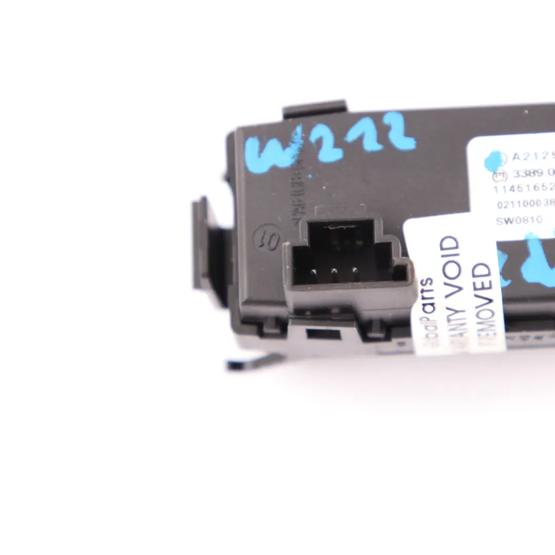  Interrupteur ESM Mercedes W212 Bouton sélection mode transmission - SKU A2129054800 - Numéro de pièce A2129054800