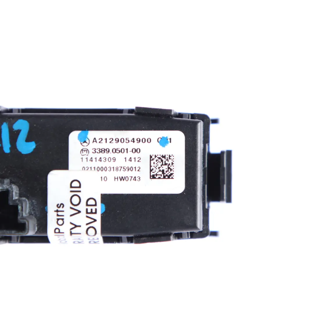 Mercedes W212 Panel Control Del Bloque De Interruptores La Consola - SKU A2129054900 - Número de pieza A2129054900