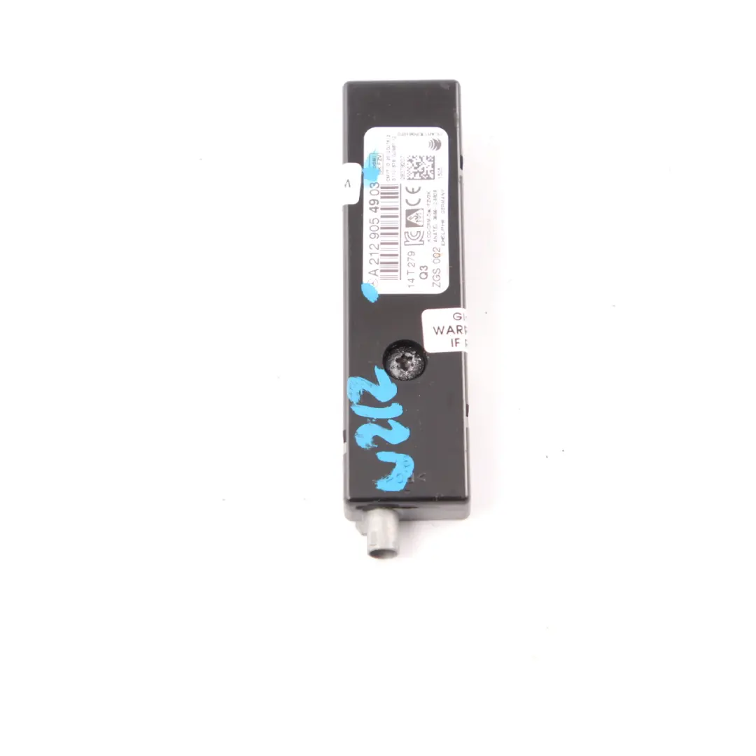 Mercedes W212 Antenna Amplifier Aerial Module Rear Right O/S Top - SKU A2129054903 - Part number A2129054903