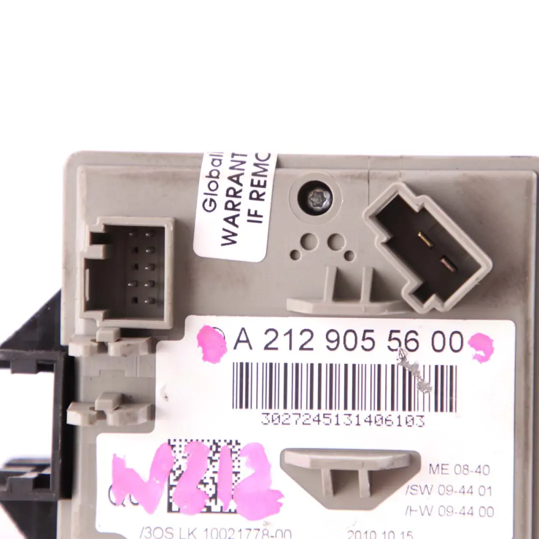 Ignition Switch Mercedes W212 Lock Control Module to with Part number A2129055600 Ignition Switch Mercedes W212 Lock Control Module - SKU A2129055600 - Part number A2129055600