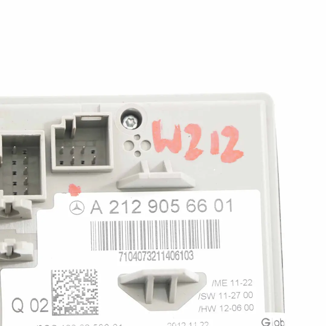 Key Reader Ignition Lock Remote Control Unit Module to Mercedes W212 with Part number A2129056601 Mercedes W212 Key Reader Ignition Lock Remote Control Unit Module - SKU A2129056601 - Part number A2129056601