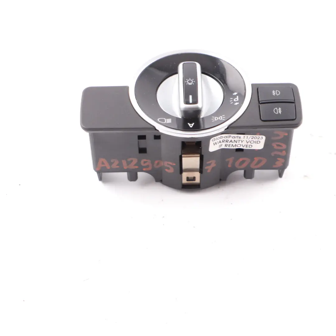 Headlight Switch Mercedes C207 W204 W212 Fog Light Unit Button Panel to with Part number A2129057100 Headlight Switch Mercedes C207 W204 W212 Fog Light Unit Button Panel - SKU A2129057100 - Part number A2129057100