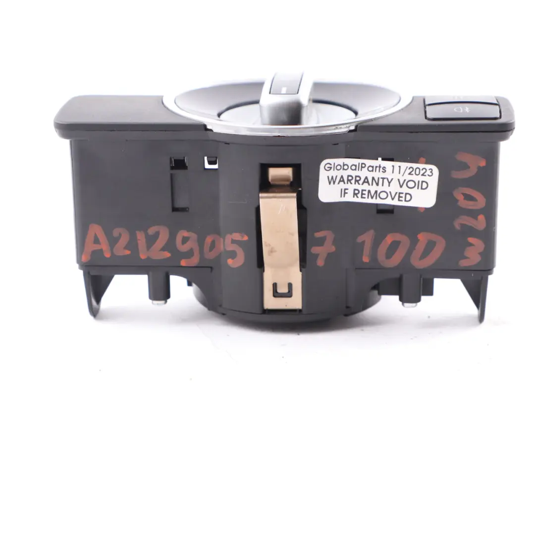  Headlight Switch Mercedes C207 W204 W212 Fog Light Unit Button Panel - SKU A2129057100 - Part number A2129057100