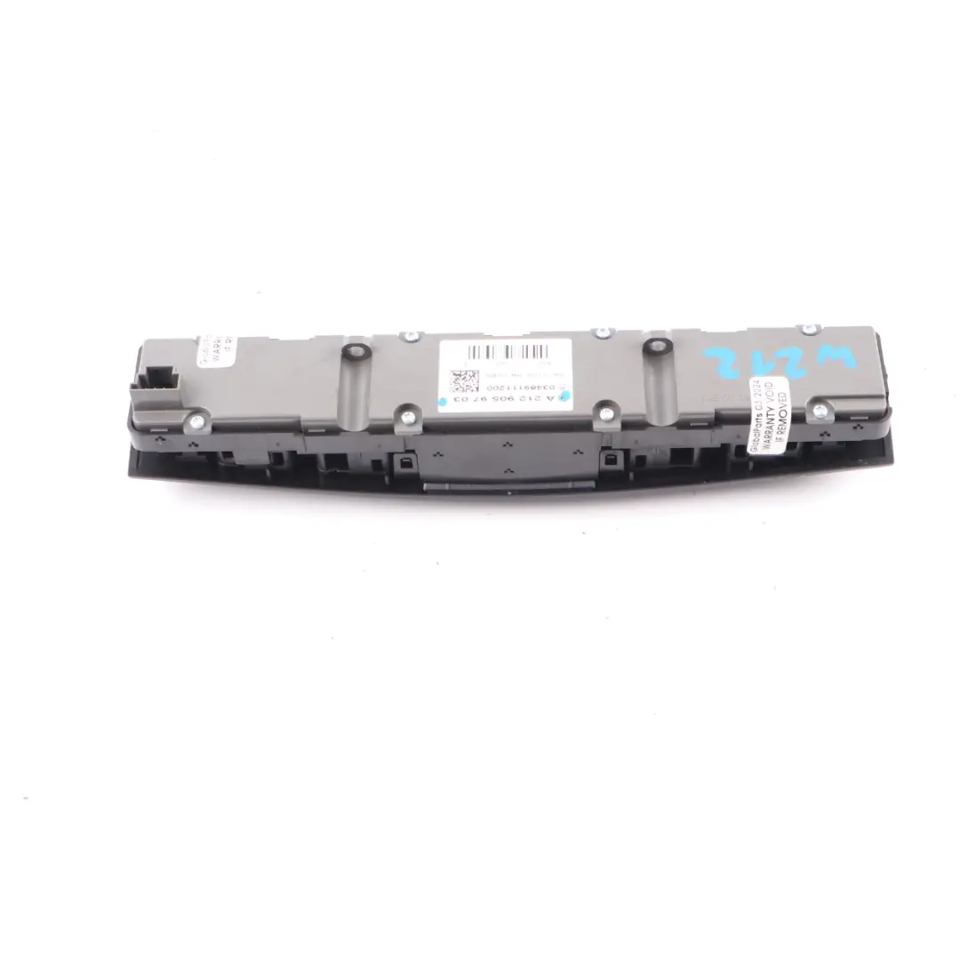 Mercedes W212 Panel Przełączników Deski Rozdzielczej Światła Awaryjne - SKU A2129059703 - Numer Części A2129059703