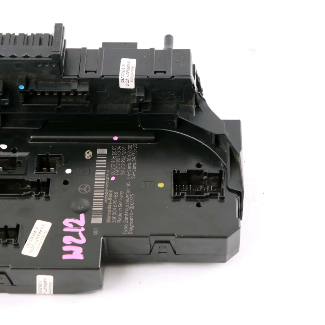 Caja de Fusibles Mercedes W212 Rele Trasero Unidad de Control Modulo SAM para con número de pieza A2129060005 Caja de Fusibles Mercedes W212 Rele Trasero Unidad de Control Modulo SAM - SKU A2129060005 - Número de pieza A2129060005