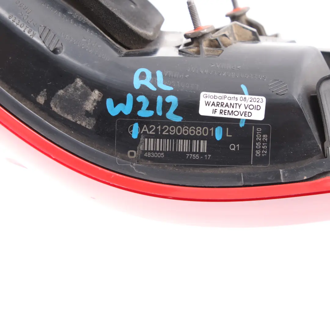 Mercedes W212 Berlina Sinistro Fanale Posteriore - SKU A2129060558 - Numero di parte A2129060558