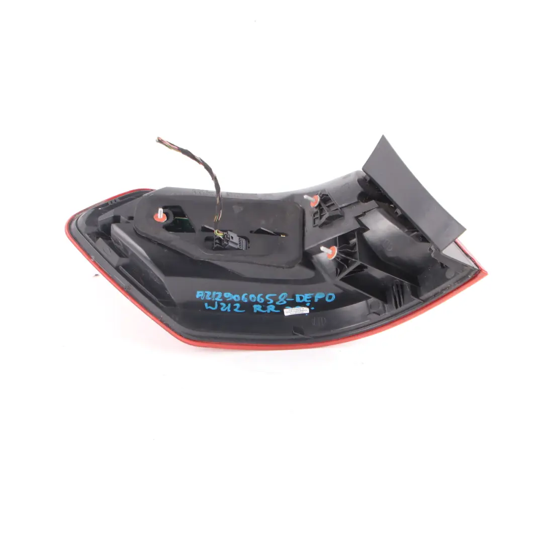 Lamp Mercedes W212 Saloon Right O/S Tail Light Side Panel DEPO to Rear with Part number A2129060658 Rear Lamp Mercedes W212 Saloon Right O/S Tail Light Side Panel DEPO - SKU A2129060658-DEPO - Part number A2129060658