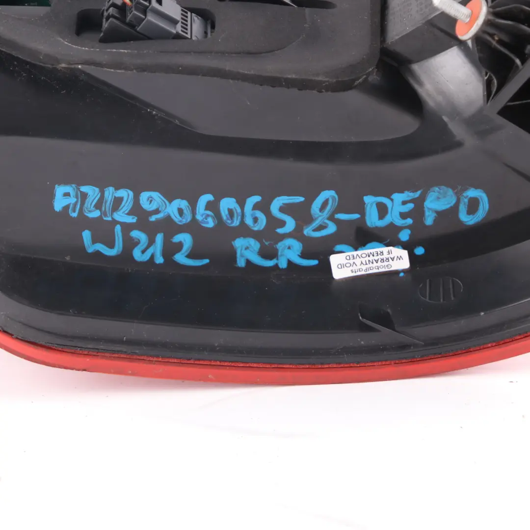 Lamp Mercedes W212 Saloon Right O/S Tail Light Side Panel DEPO to Rear with Part number A2129060658 Rear Lamp Mercedes W212 Saloon Right O/S Tail Light Side Panel DEPO - SKU A2129060658-DEPO - Part number A2129060658