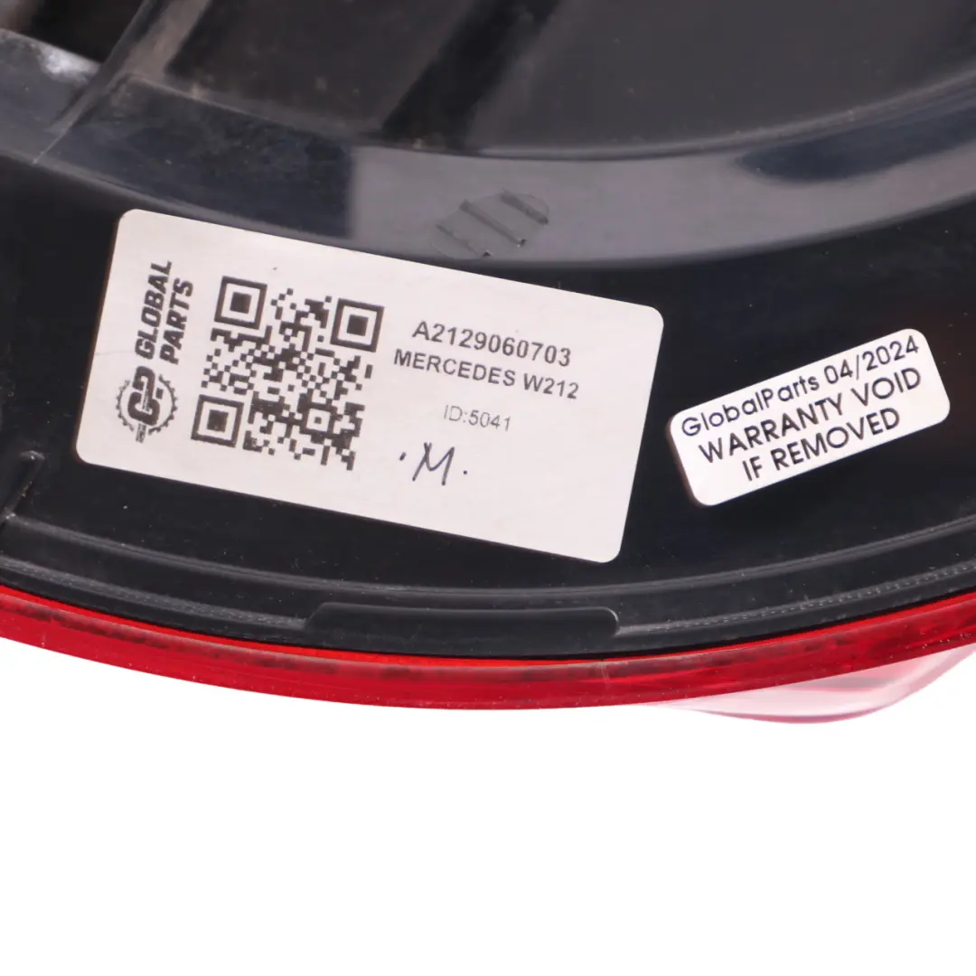 Light Lamp Side Panel Rear Left N/S Tail Light to Mercedes W212 with Part number A2129060703 Mercedes W212 Light Lamp Side Panel Rear Left N/S Tail Light - SKU A2129060703-3 - Part number A2129060703