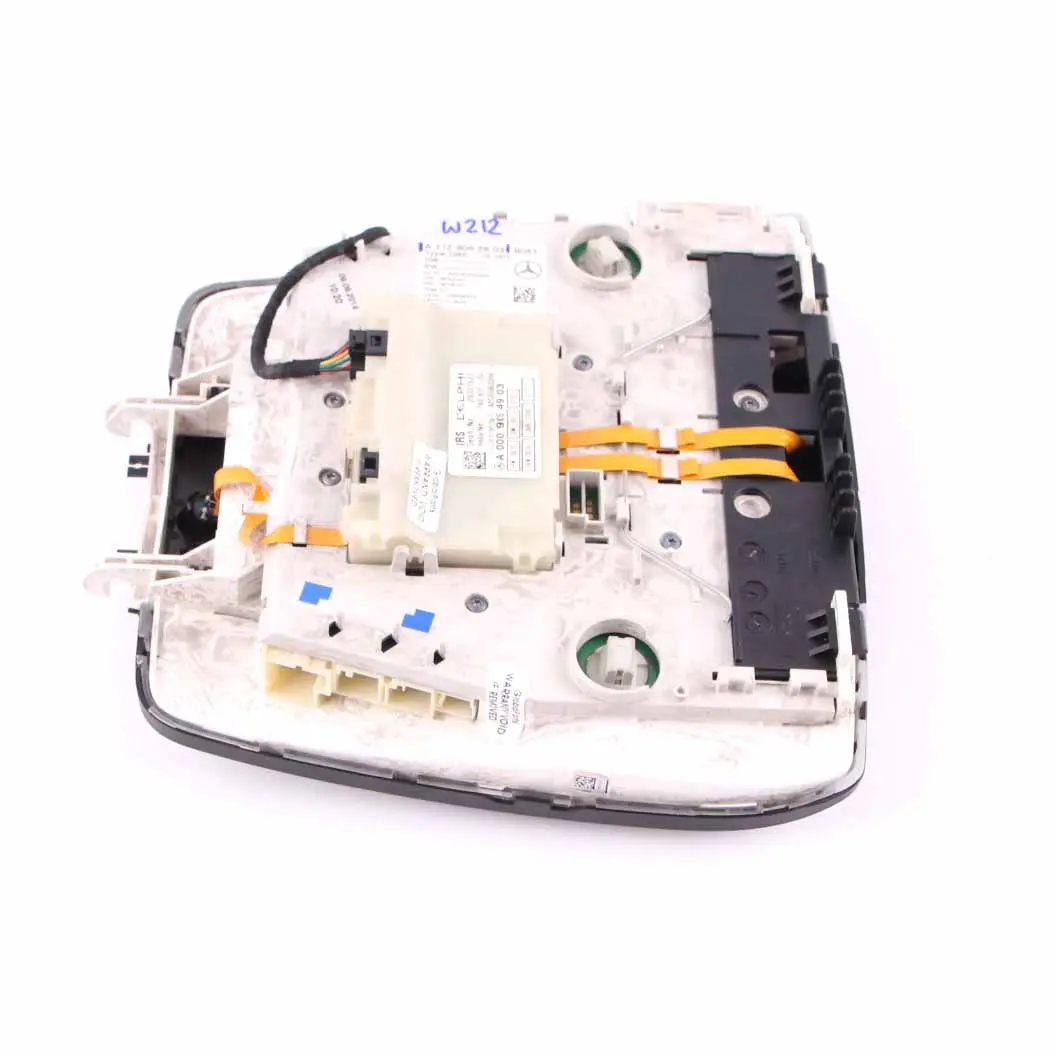 Mercedes W212 Luce del Tetto Interno Frontale Lampada di lettura Nero - SKU A2129062803 - Numero di parte A2129062803