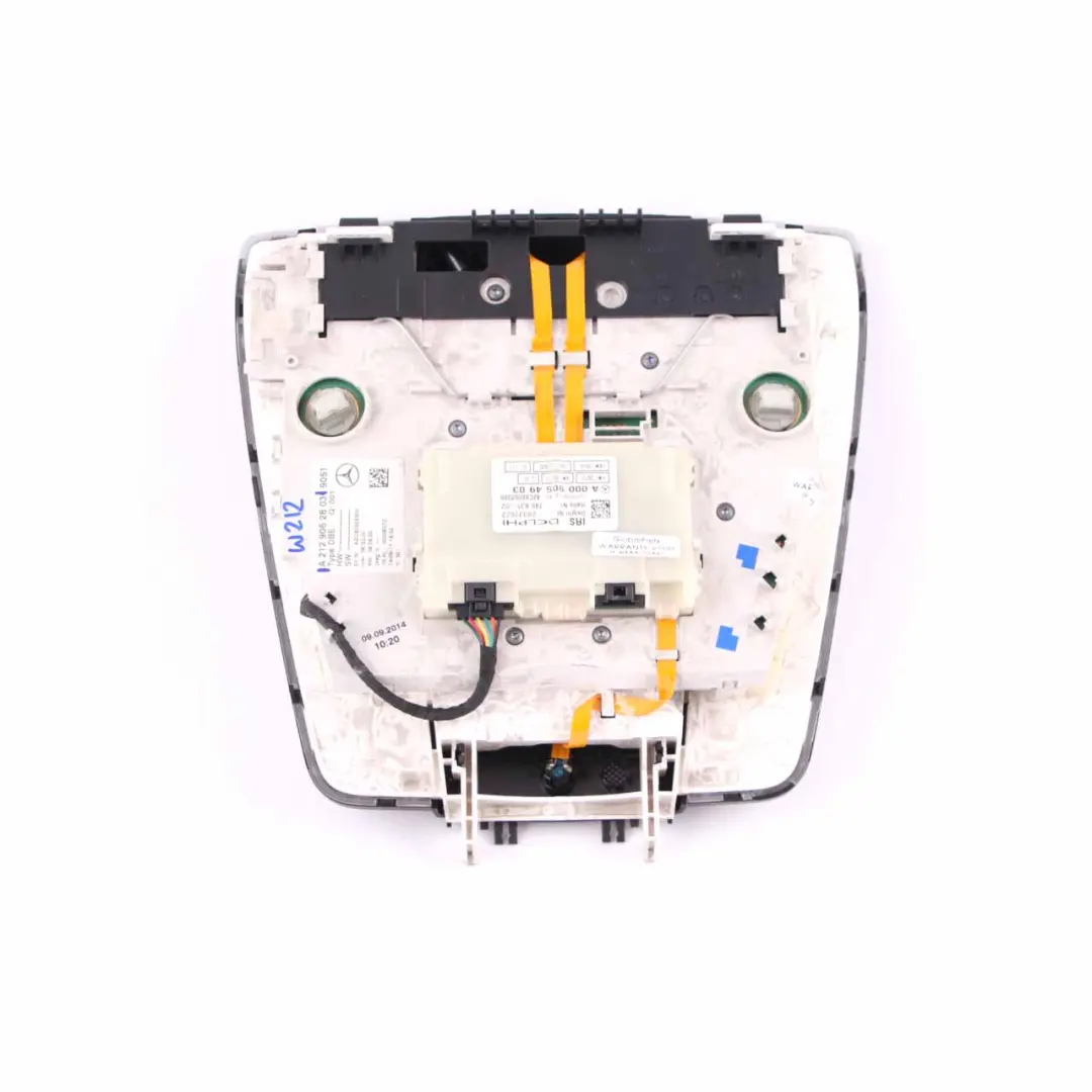 Mercedes W212 Luce del Tetto Interno Frontale Lampada di lettura Nero - SKU A2129062803 - Numero di parte A2129062803