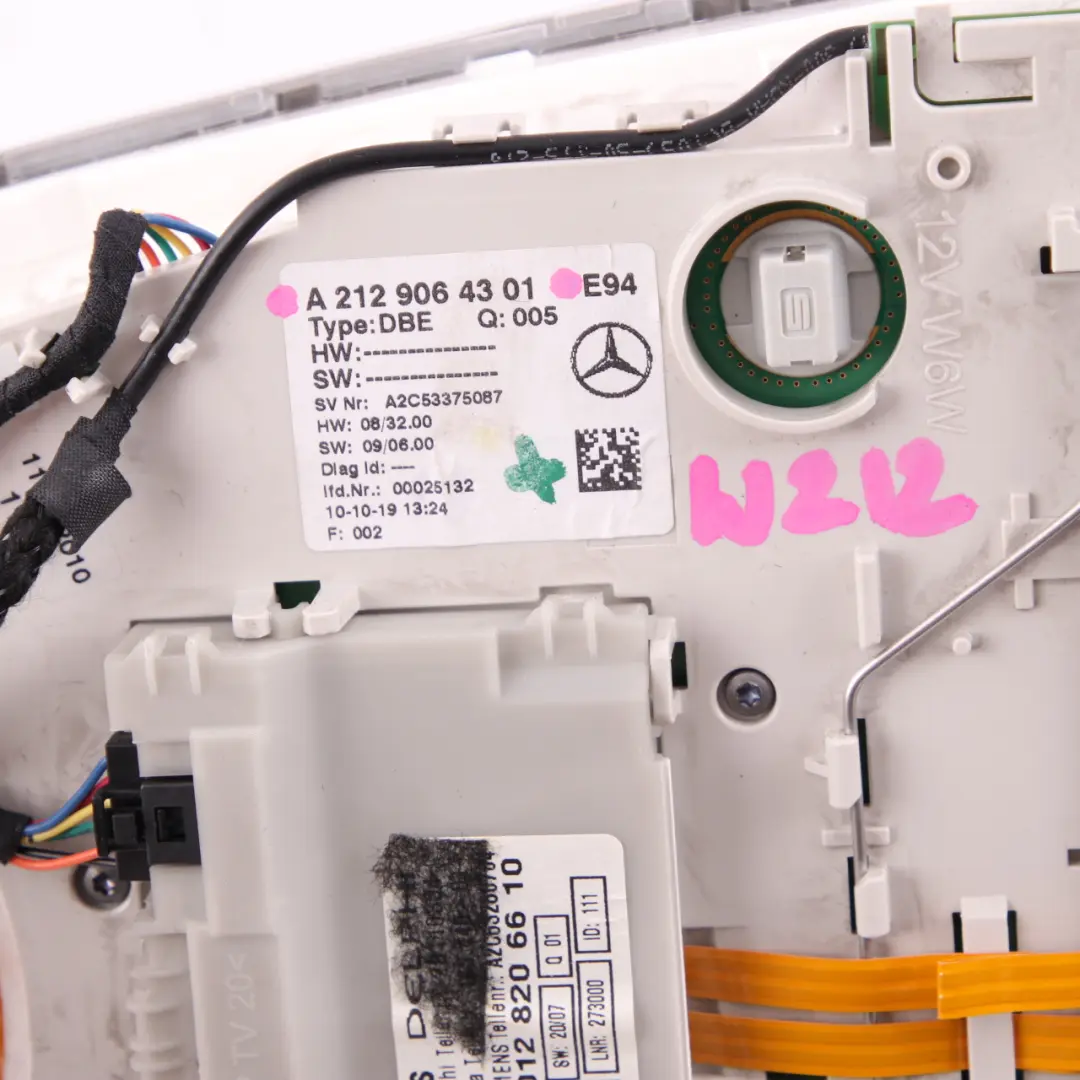 Innenbeleuchtung Dachleuchte Leselampe Vorne Mercedes W212 - SKU A2129064301 - Teilenummer A2129064301