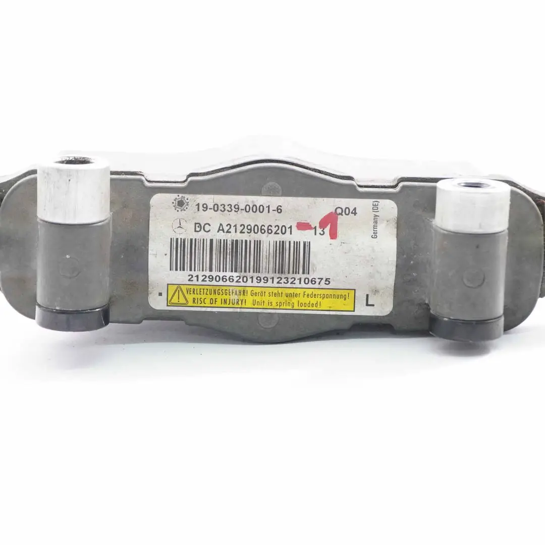  Bonnet Module Mercedes W204 W212 Left N/S Hood Front Pedestrian Protection Unit - SKU A2129066201-2 - Part number A2129066201