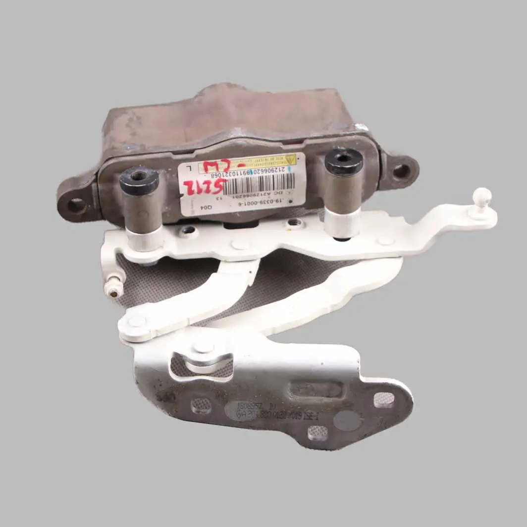 Bonnet Hinge Mercedes W204 W212 Left N/S Hood Pedestrian Protect Calcite White to with Part number A2129066201 Bonnet Hinge Mercedes W204 W212 Left N/S Hood Pedestrian Protect Calcite White - SKU A2129066201-CW - Part number A2129066201