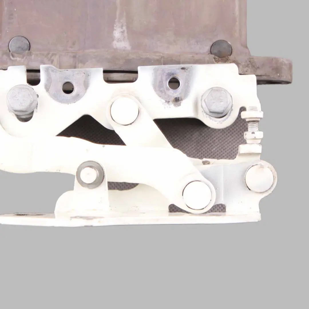  Bonnet Hinge Mercedes W204 W212 Left N/S Hood Pedestrian Protect Calcite White - SKU A2129066201-CW - Part number A2129066201