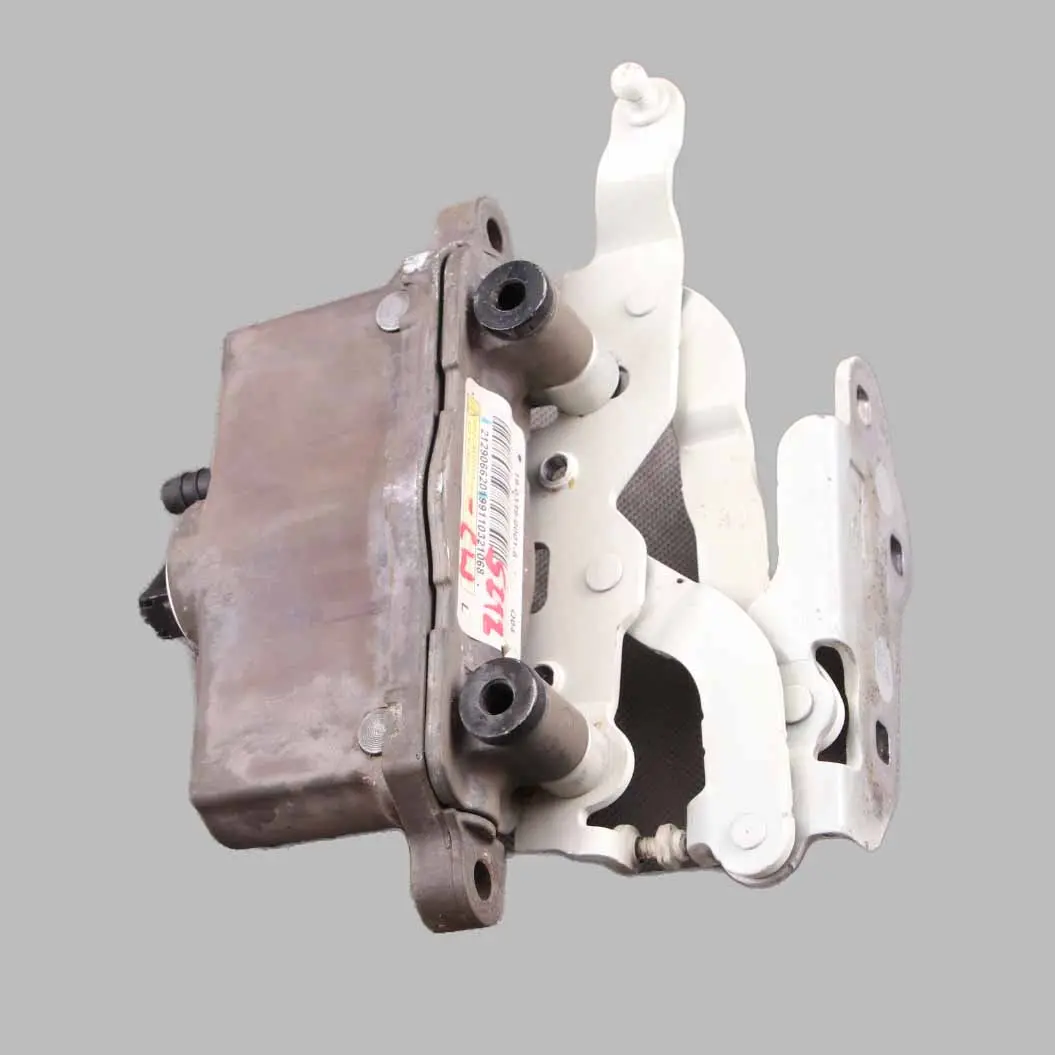  Bonnet Hinge Mercedes W204 W212 Left N/S Hood Pedestrian Protect Calcite White - SKU A2129066201-CW - Part number A2129066201