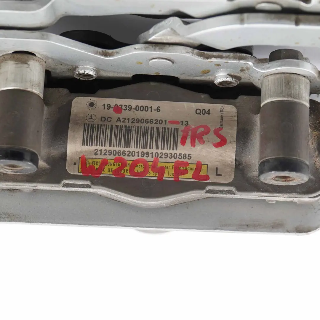  Bisagra Capó Mercedes W204 W212 Izquierda Unidad Protección Peatones Plata - SKU A2129066201-IRS - Número de pieza A2129066201