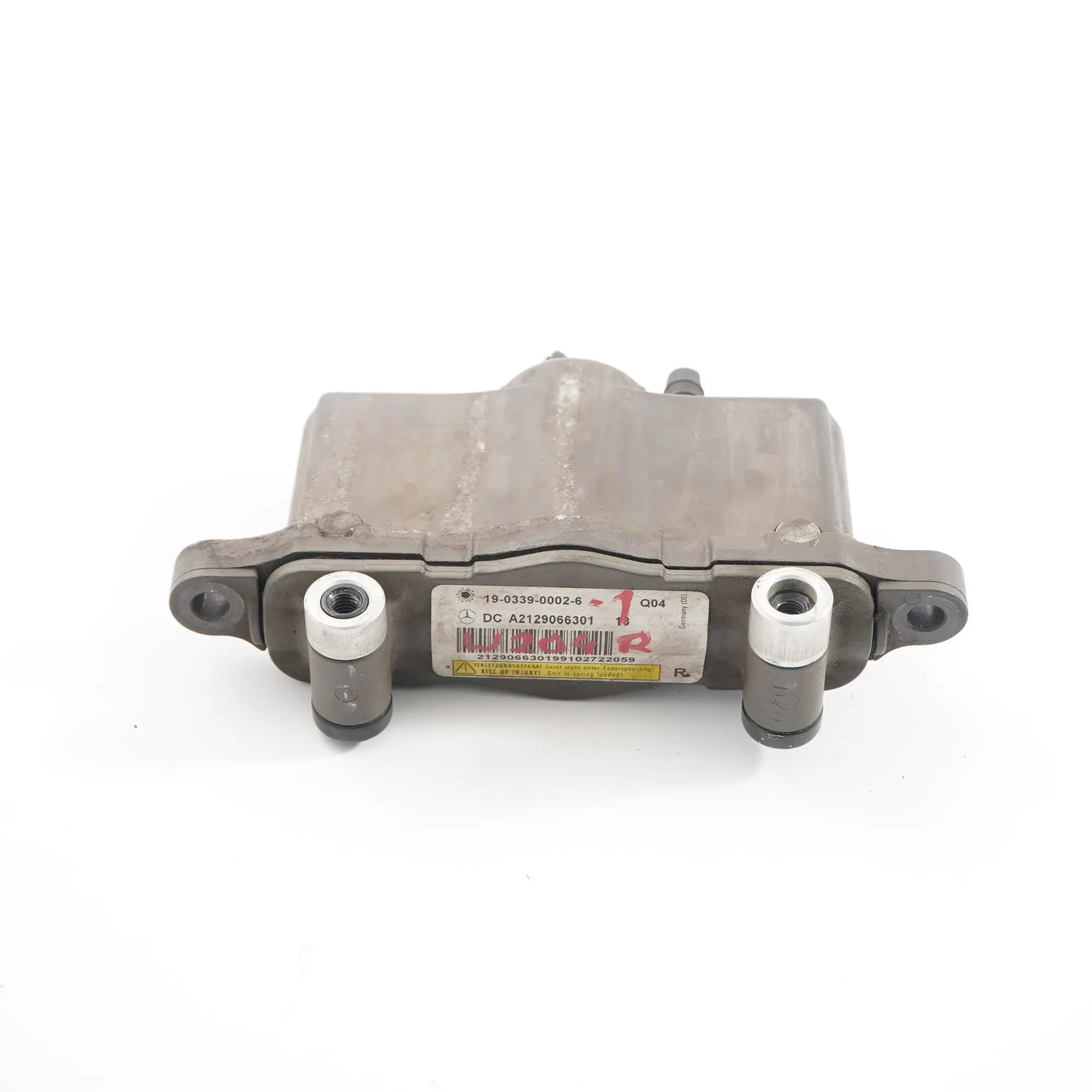 Cerniera Cofano Mercedes W204 W212 Destra Unità Protezione Pedonale Argento