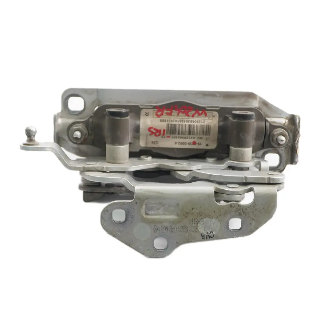  Cerniera Cofano Mercedes W204 W212 Destra Unità Protezione Pedonale Argento - SKU A2129066301-IRS - Numero di parte A2129066301