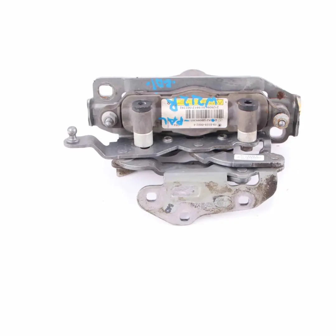 Bonnet Hinge Mercedes W204 W212 Right O/S Hood Pedestrian Protection Unit to with Part number A2129066301 Bonnet Hinge Mercedes W204 W212 Right O/S Hood Pedestrian Protection Unit - SKU A2129066301-PAL - Part number A2129066301